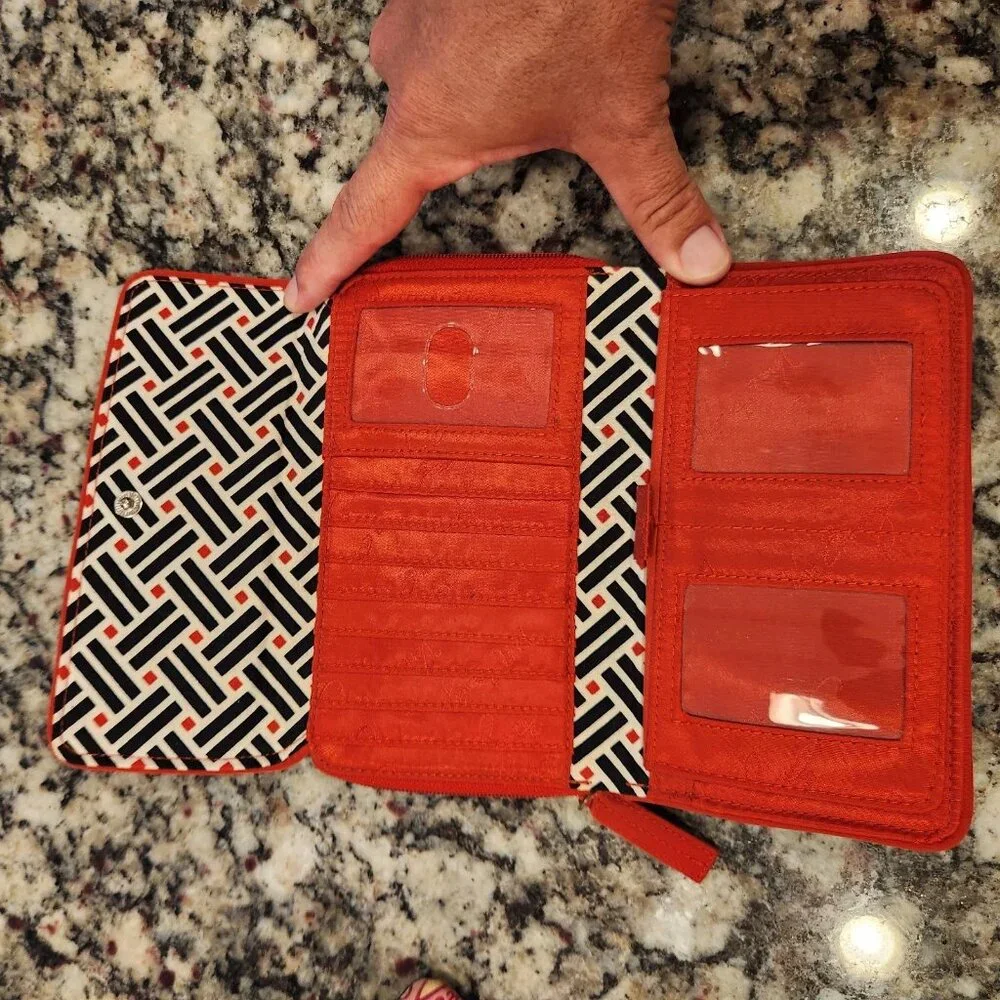 LOT OF 3 Vintage VERA BRADLEY Wallet Zip Around Card Holder Retired Minor Wear - Picture 4 of 9